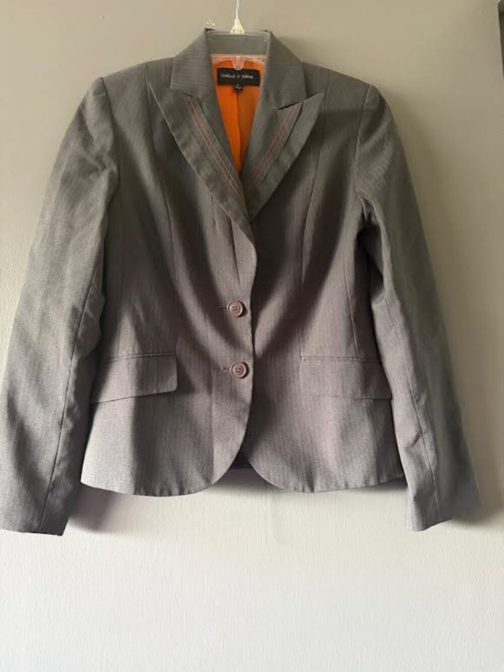 Isabel & nina Gray blazer Jacket SIZE 4